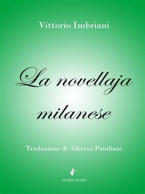 cover image of La novellaja milanese